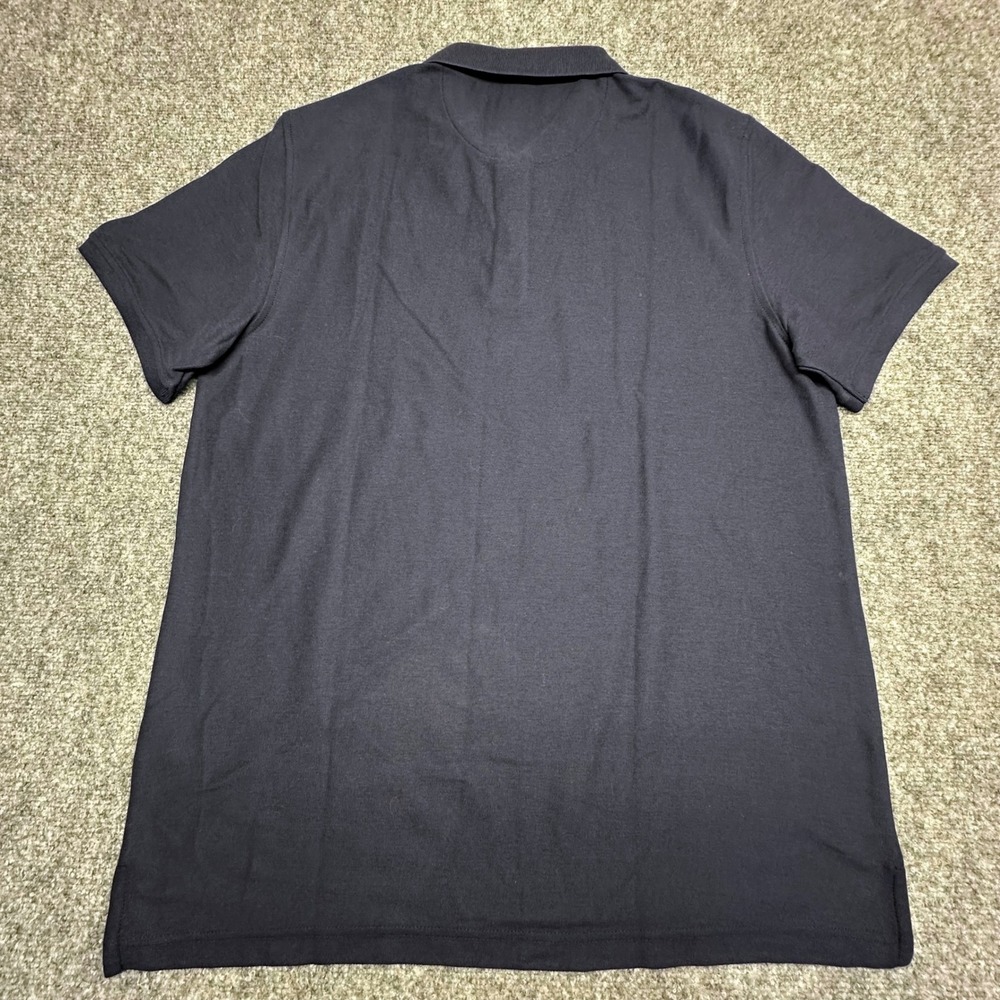 IZOD Advantage Performance Polo Shirt Size L Navy Blue Natural Stretch - Picture 9 of 9
